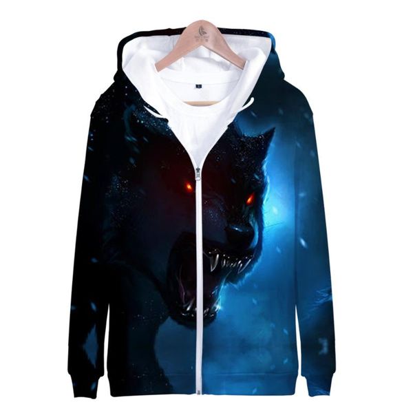 men's hoodies & sweatshirts 2021 moon wolf 3d printed zipper women/men fashion long sleeve hooded sweatshirt streetwear clothes, Black
men's hoodies & sweatshirts 2021 moon wolf 3d printed zipper women/men fashion long sleeve hooded sweatshirt streetwear clothes, Black