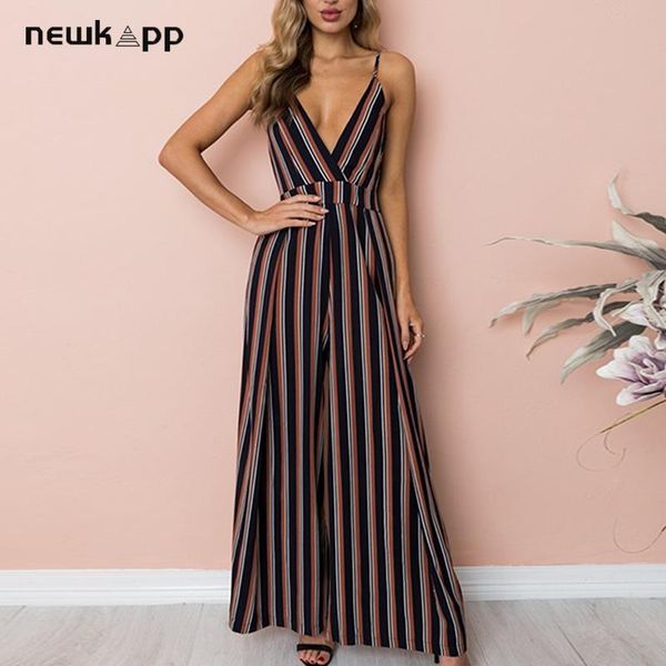 women floral printed jumpsuits deep v neck wide leg sleeveless stripe romper womens backless long pants jumpsuit women's & rompers, Black;white
women floral printed jumpsuits deep v neck wide leg sleeveless stripe romper womens backless long pants jumpsuit women's & rompers, Black;white