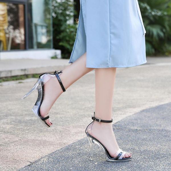 sandals clear heels summer shoes korean fashion crystal high transparent buckle strap size 41 vl0b, Black
sandals clear heels summer shoes korean fashion crystal high transparent buckle strap size 41 vl0b, Black