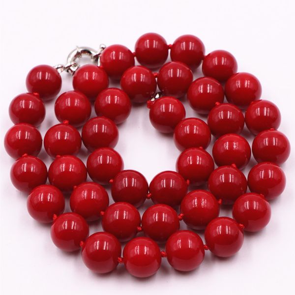 necklace designer fashion statement women artificial coral red stone 10mm beads necklace chain choker clavicle jewelry 18inch y3, Silver
necklace designer fashion statement women artificial coral red stone 10mm beads necklace chain choker clavicle jewelry 18inch y3, Silver