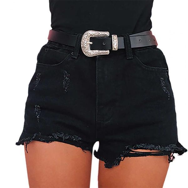 women's shorts 2021 summer cotton solid color skin-friendly women ripped for party dating, White;black
women's shorts 2021 summer cotton solid color skin-friendly women ripped for party dating, White;black