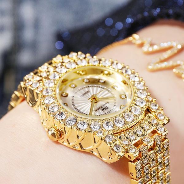 wristwatches gold ladies wrist watches dress watch women crystal diamond stainless steel silver clock montre femme, Slivery;brown
wristwatches gold ladies wrist watches dress watch women crystal diamond stainless steel silver clock montre femme, Slivery;brown