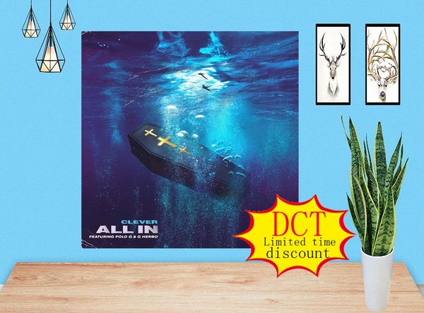 all in clever feat. polo g & g herbo music album cover silk art print 
all in clever feat. polo g & g herbo music album cover silk art print