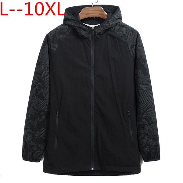 men's jackets 10xl 8xl 6xl hooded jacket spring summer fashion windbreaker waterproof casual bomber zipper coat outwear, Black;brown
men's jackets 10xl 8xl 6xl hooded jacket spring summer fashion windbreaker waterproof casual bomber zipper coat outwear, Black;brown