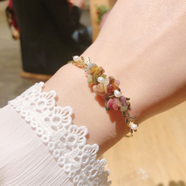 boho open bracelet natural stone charm bracelets for women adjustable bangle crystal temperament personality hand accessories jewelry, Golden;silver
boho open bracelet natural stone charm bracelets for women adjustable bangle crystal temperament personality hand accessories jewelry, Golden;silver