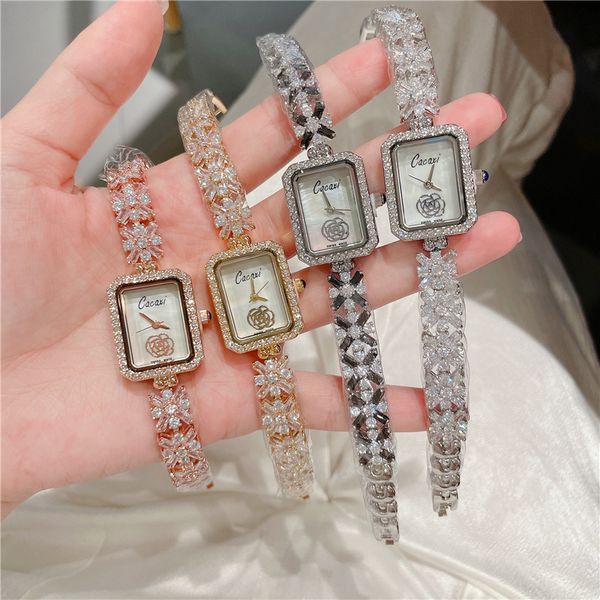 wristwatches exquisite diamond-embedded watch womens fashion square quartz watch internet celebrity zircon bracelet a172, Slivery;brown
wristwatches exquisite diamond-embedded watch womens fashion square quartz watch internet celebrity zircon bracelet a172, Slivery;brown