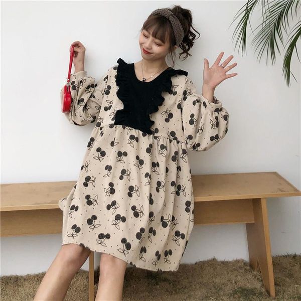 casual dresses 2021 spring dress women's korean fashion ladies college style sweet girl loose ruffled long-sleeved, Black;gray
casual dresses 2021 spring dress women's korean fashion ladies college style sweet girl loose ruffled long-sleeved, Black;gray
