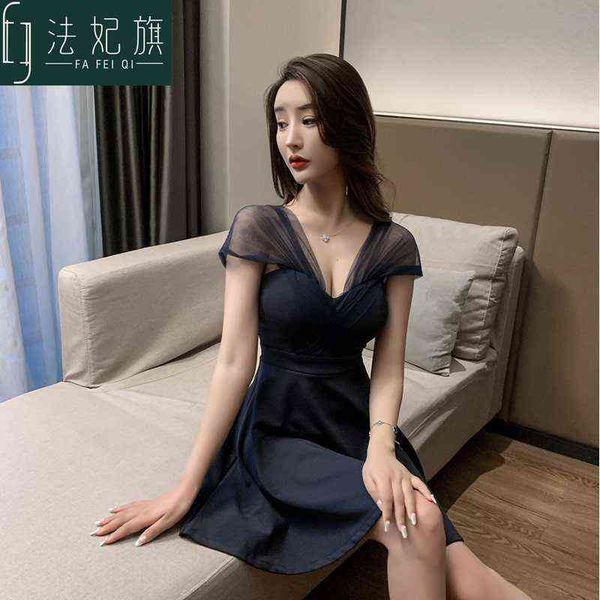 luxury evening dress nightclub women's fashion temperament low cht belly covering a nightclub spa night work cloth, Black;gray
luxury evening dress nightclub women's fashion temperament low cht belly covering a nightclub spa night work cloth, Black;gray
