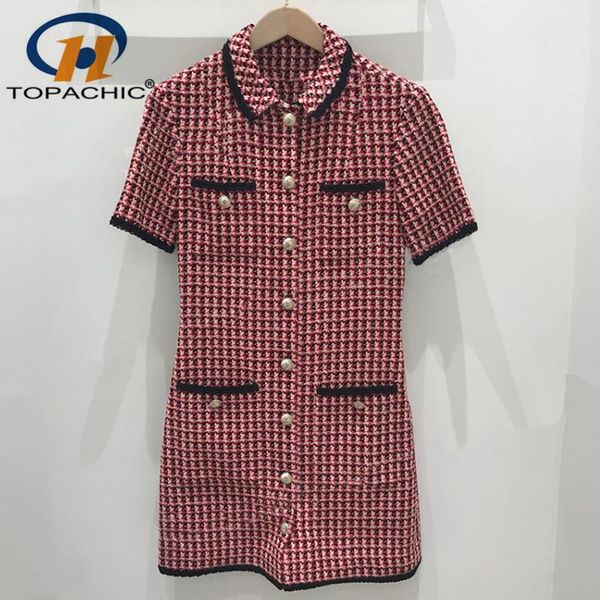 casual dresses 6 25 high end quality fashion vintage houndstooth tweed contrast color lapel single breasted slim dress women, Black;gray
casual dresses 6 25 high end quality fashion vintage houndstooth tweed contrast color lapel single breasted slim dress women, Black;gray