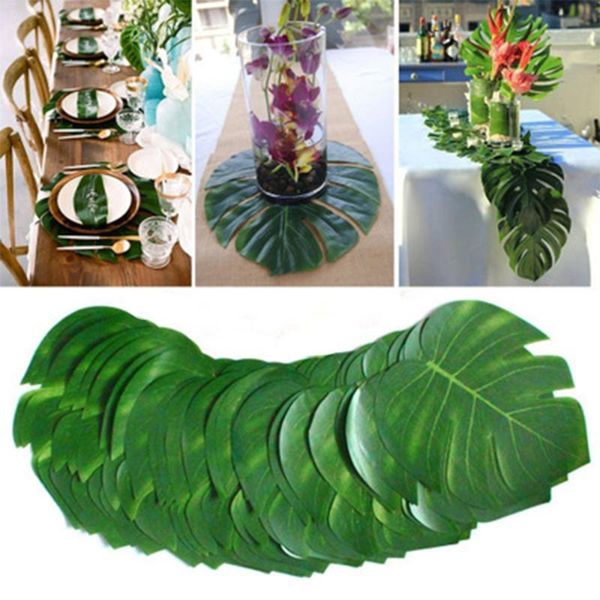 12pcs/lot hawaii tropical artificial palm leaves plants summer beach luau party birthday wedding theme decoration for home decorative flower
12pcs/lot hawaii tropical artificial palm leaves plants summer beach luau party birthday wedding theme decoration for home decorative flower