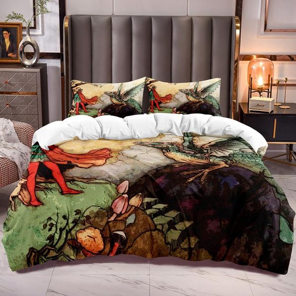 bedding sets kids duvet cover with comforter warrior and dragon print teens quilt zipper closure microfiber
bedding sets kids duvet cover with comforter warrior and dragon print teens quilt zipper closure microfiber