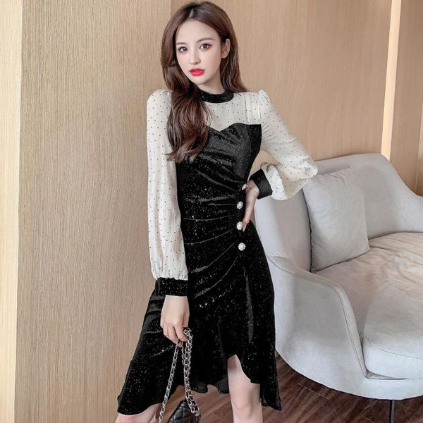 casual dresses coigarsam women korean dress fashion one piece summer 2022 black robe vestidos, Black;gray
casual dresses coigarsam women korean dress fashion one piece summer 2022 black robe vestidos, Black;gray
