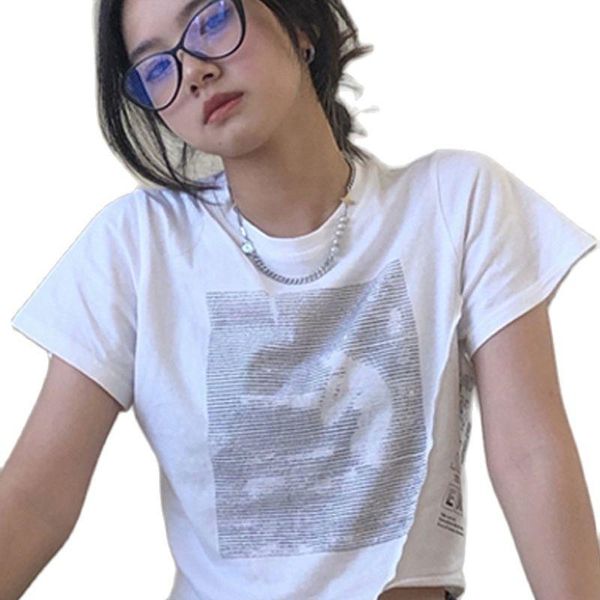 women's t-shirt shirt design feeling small white female cotton short sleeve summer of 2021 the ins chic clothes wet
women's t-shirt shirt design feeling small white female cotton short sleeve summer of 2021 the ins chic clothes wet