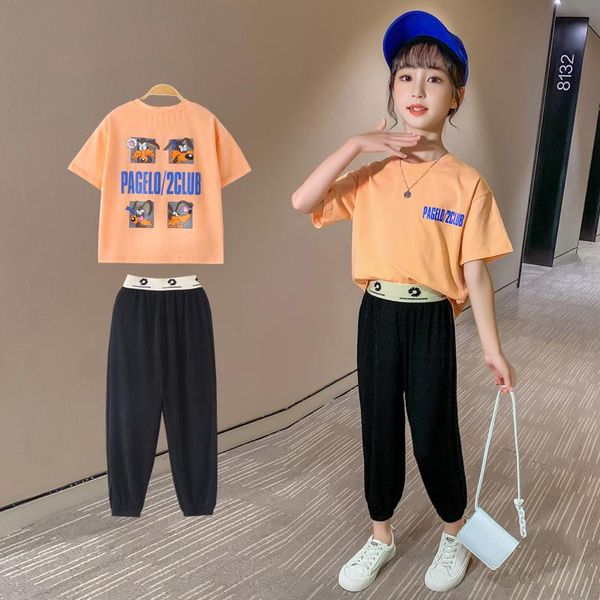 clothing sets children summer girl casual suit 2 piece teenager solid color short sleeve + elastic waist pants mosquito, White
clothing sets children summer girl casual suit 2 piece teenager solid color short sleeve + elastic waist pants mosquito, White