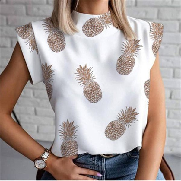 women's t-shirt 2021 summer simple fashion lip pattern stand collar shirt pullover commutes short sleeve women, White
women's t-shirt 2021 summer simple fashion lip pattern stand collar shirt pullover commutes short sleeve women, White