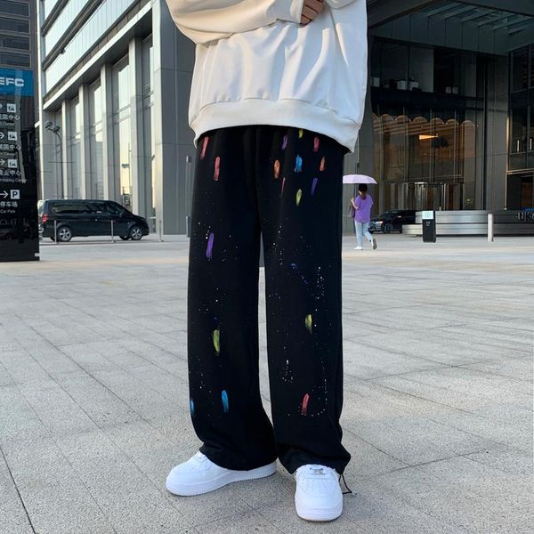 men's pants black/white male korean loose harem autumn straight casual graffiti sweatpants streetwear hip hop ankle banded
men's pants black/white male korean loose harem autumn straight casual graffiti sweatpants streetwear hip hop ankle banded