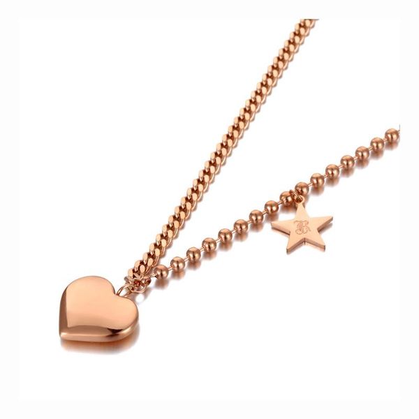 chokers titanium stainless steel love heart & star charm pendant necklaces trendy bohemia choker necklace for women n20117, Golden;silver
chokers titanium stainless steel love heart & star charm pendant necklaces trendy bohemia choker necklace for women n20117, Golden;silver