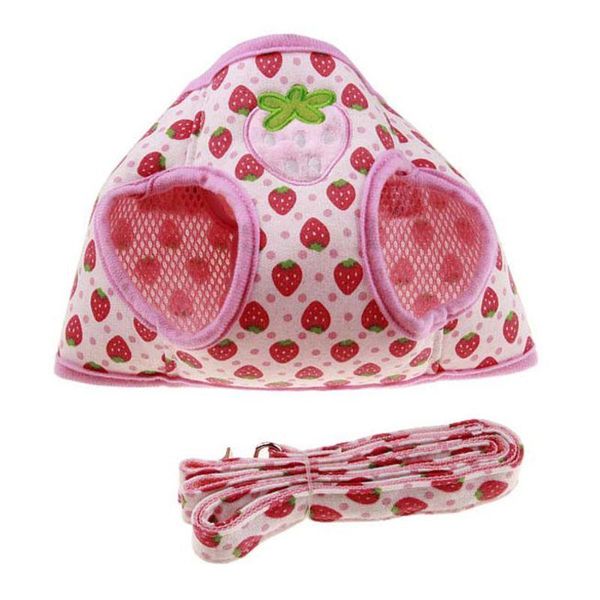 cute strawberry print small pet adjustable harness with leash escape proof breathable mesh cat dog walking leads lxac collars & leashes
cute strawberry print small pet adjustable harness with leash escape proof breathable mesh cat dog walking leads lxac collars & leashes