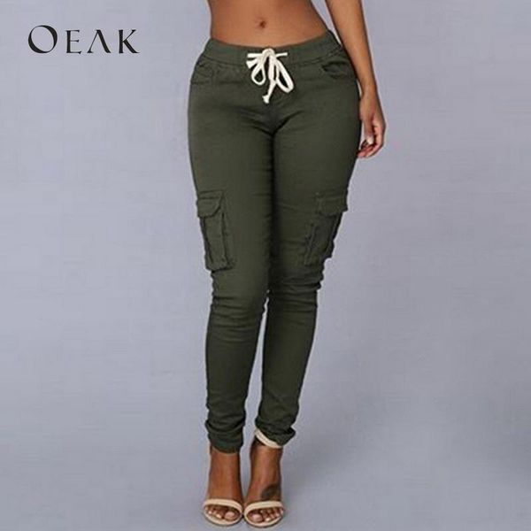 women's pants & capris oeak casual cargo plsu size long pencil low waist trousers female solid dawstring pantalon mujer, Black;white
women's pants & capris oeak casual cargo plsu size long pencil low waist trousers female solid dawstring pantalon mujer, Black;white