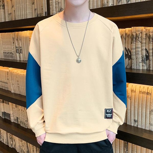 men's hoodies & sweatshirts spring and autumn sweater japanese trend round neck pullover color matching inside outside clothing, Black
men's hoodies & sweatshirts spring and autumn sweater japanese trend round neck pullover color matching inside outside clothing, Black