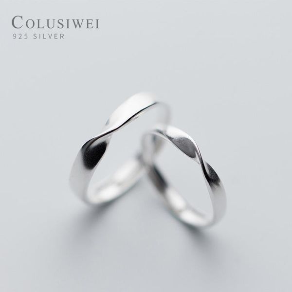 cluster rings colusiwei pure 925 sterling silver romantic rope knot couple ring for men women geometric lover fashion jewelry bijoux, Golden;silver
cluster rings colusiwei pure 925 sterling silver romantic rope knot couple ring for men women geometric lover fashion jewelry bijoux, Golden;silver
