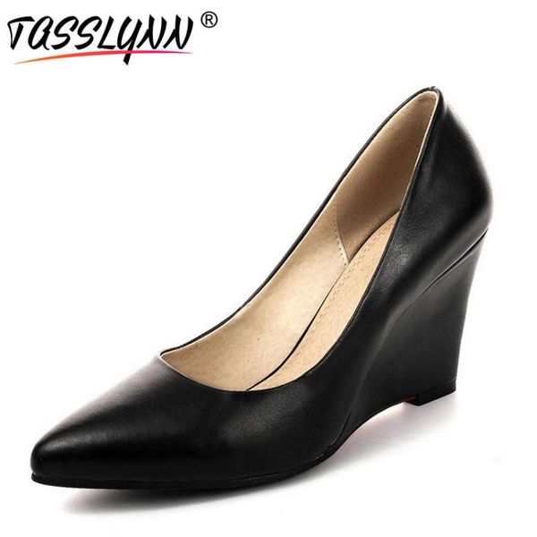 dress shoes tasslynn 2021 women pumps spring autumn appointment wedges high heels shallow pointed toe size 34-40, Black
dress shoes tasslynn 2021 women pumps spring autumn appointment wedges high heels shallow pointed toe size 34-40, Black