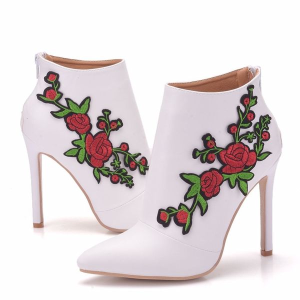 boots women high heel flower ankle boots bow platform shoes zip lace up ladies footwear, Black
boots women high heel flower ankle boots bow platform shoes zip lace up ladies footwear, Black
