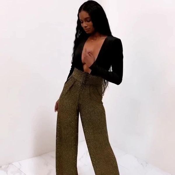 women's pants & capris adfvat bling wide leg high waist sequined full length pant women party smr9608, Black;white
women's pants & capris adfvat bling wide leg high waist sequined full length pant women party smr9608, Black;white