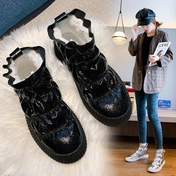 sandals sale flats shoes woman round toe snow boots keep warm women ankle comfortable winter calzado mujer pk1h, Black
sandals sale flats shoes woman round toe snow boots keep warm women ankle comfortable winter calzado mujer pk1h, Black