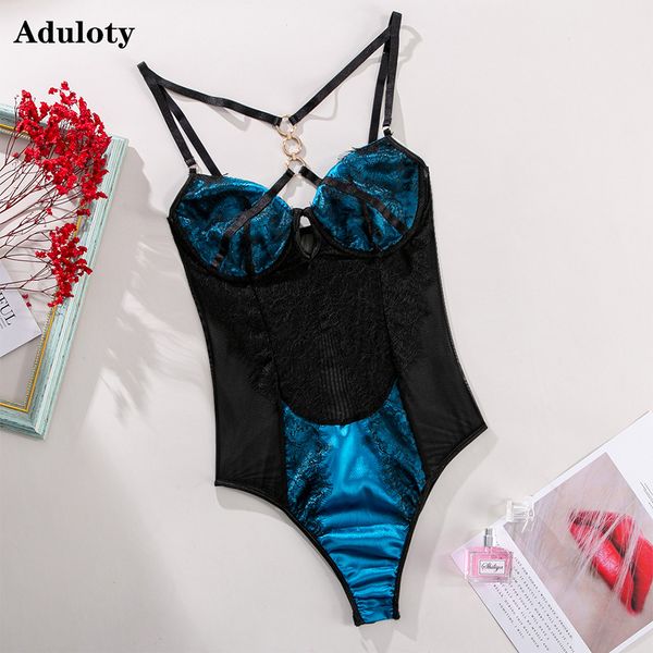 women lace satin stitching underwear set steel ring gathered teddy siamese bra perspective single piece siamese underwear, Black;white
women lace satin stitching underwear set steel ring gathered teddy siamese bra perspective single piece siamese underwear, Black;white