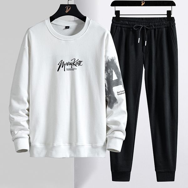 men's tracksuits spring fall for men in sweaters fashion letter crewneck sweatshirts + pants 2 piece of sportswear casual cotton sweat, Gray
men's tracksuits spring fall for men in sweaters fashion letter crewneck sweatshirts + pants 2 piece of sportswear casual cotton sweat, Gray