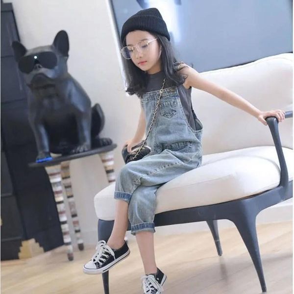jumpsuits children's denim overalls summer big girls fashion loose solid korean casual jeans pants for kids, Blue
jumpsuits children's denim overalls summer big girls fashion loose solid korean casual jeans pants for kids, Blue