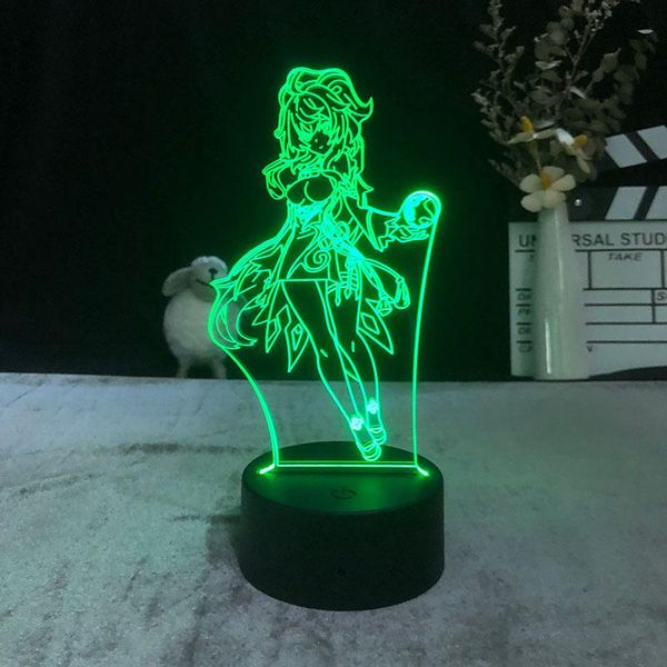 night lights 3d light alarm clock base lamp game genshin impact delineascope atmosphere desk children decorative infant bedside 
night lights 3d light alarm clock base lamp game genshin impact delineascope atmosphere desk children decorative infant bedside