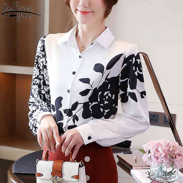 satin printed lapel singel breasted women and blouses autumn fashion silk shirts long sleeve women's blouse 11400 210427, White
satin printed lapel singel breasted women and blouses autumn fashion silk shirts long sleeve women's blouse 11400 210427, White