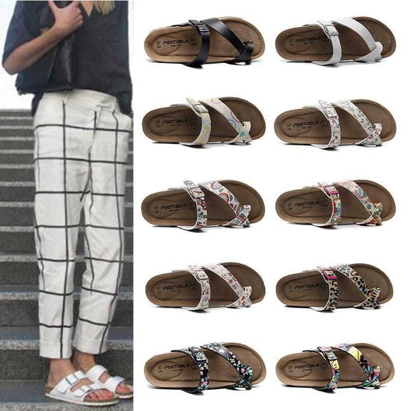 slippers cork women's summer 2021 korean fashion sandals versatile angle wear toe beach, Black
slippers cork women's summer 2021 korean fashion sandals versatile angle wear toe beach, Black