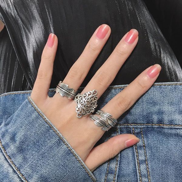cluster rings 925 sterling silver fashion feather opening for women japanese korean simplicity luxury femaletrendy jewellery, Golden;silver
cluster rings 925 sterling silver fashion feather opening for women japanese korean simplicity luxury femaletrendy jewellery, Golden;silver