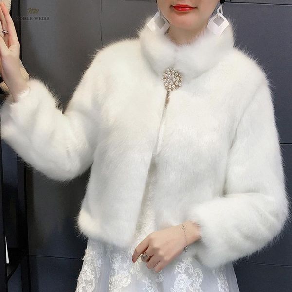 wraps & jackets faux fur coat cape wedding bolero women shawl with long sleeves, White
wraps & jackets faux fur coat cape wedding bolero women shawl with long sleeves, White