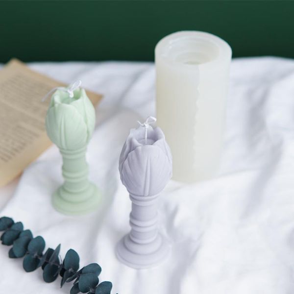 craft tools 3d tulip shape candle mold flower handmade silicone wax making molds for plaster soap
craft tools 3d tulip shape candle mold flower handmade silicone wax making molds for plaster soap