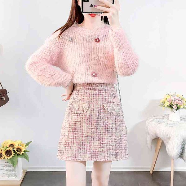 two piece dress ichoix fashion women's winter clothing long sleeve ensemble knitted shirt + miniskirt of wool kit skirt the ladies', White
two piece dress ichoix fashion women's winter clothing long sleeve ensemble knitted shirt + miniskirt of wool kit skirt the ladies', White