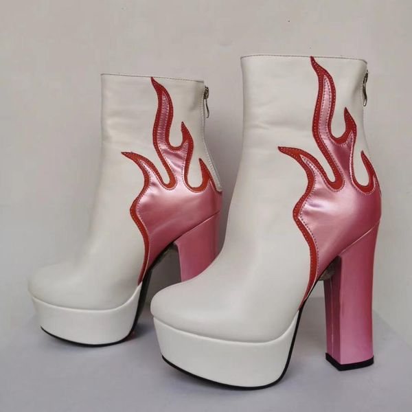 boots ol'fashionable female platform ankle high-square stilettos toe round boots beautiful white party shoes plus me size 5-15 hbis, Black
boots ol'fashionable female platform ankle high-square stilettos toe round boots beautiful white party shoes plus me size 5-15 hbis, Black
