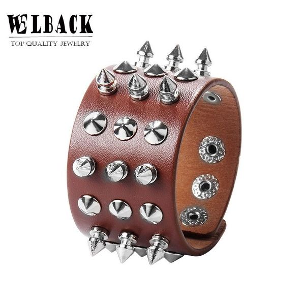 cuspidal spikes rivet cone stud cuff black wide cuff leather punk bracelets & bangles punk bracelet for men jewelry, Golden;silver
cuspidal spikes rivet cone stud cuff black wide cuff leather punk bracelets & bangles punk bracelet for men jewelry, Golden;silver