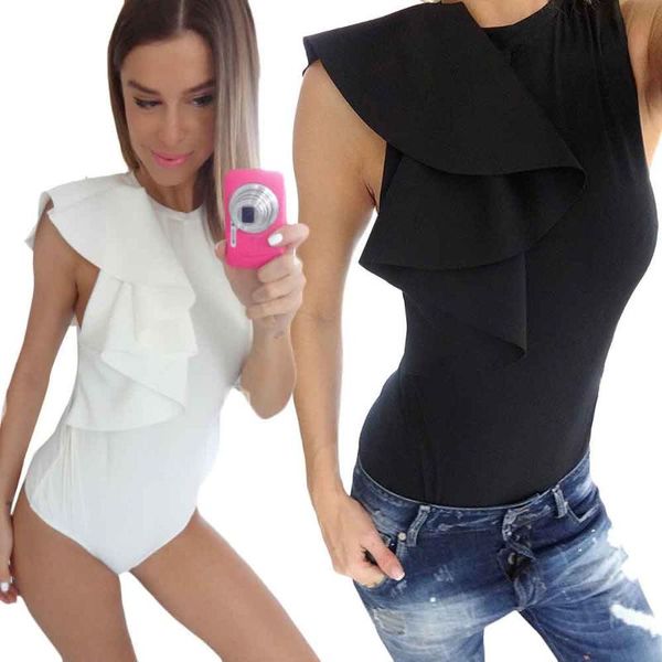 women's jumpsuits & rompers women one shoulder off bodysuit short elegant jumpsuit zipper ruffles female solid o neck romper black, Black;white
women's jumpsuits & rompers women one shoulder off bodysuit short elegant jumpsuit zipper ruffles female solid o neck romper black, Black;white