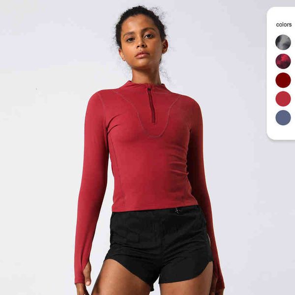 women's t-shirt autumn and winter double-sided matte fitns yoga cloth women's outdoor running tight elastic long sleeve, White
women's t-shirt autumn and winter double-sided matte fitns yoga cloth women's outdoor running tight elastic long sleeve, White