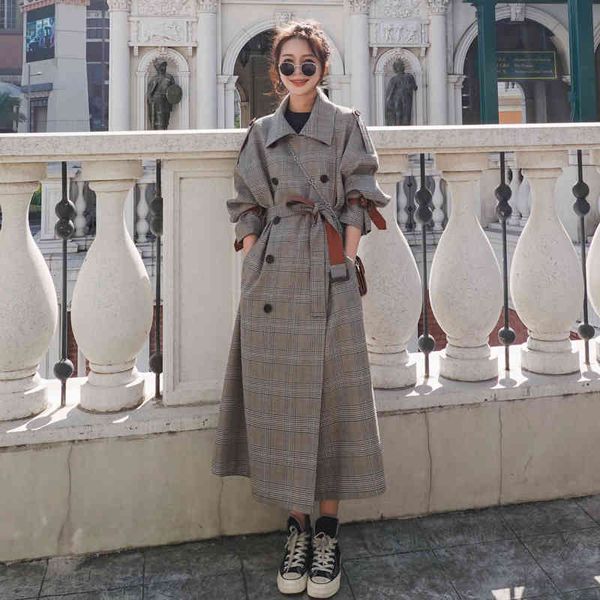 women's trench coats long plaid coat with belt, stylish and fashionable, feminine duster coat, spring autumn windbreaker rf0r, Tan;black
women's trench coats long plaid coat with belt, stylish and fashionable, feminine duster coat, spring autumn windbreaker rf0r, Tan;black