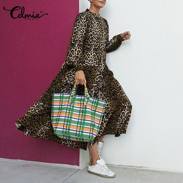 celmia plus size women long sleeve dress 2021 autumn casual loose leopard print midi dresses vintage holiday vestidos robe, Black;gray
celmia plus size women long sleeve dress 2021 autumn casual loose leopard print midi dresses vintage holiday vestidos robe, Black;gray