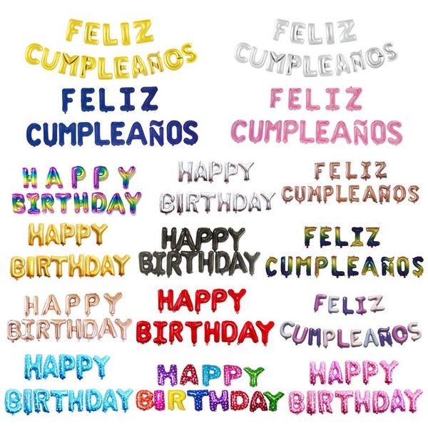 party decoration feliz cumpleanos letter balloons foil spain happy birthday alphabet balloon decorations kids baby shower balls
party decoration feliz cumpleanos letter balloons foil spain happy birthday alphabet balloon decorations kids baby shower balls