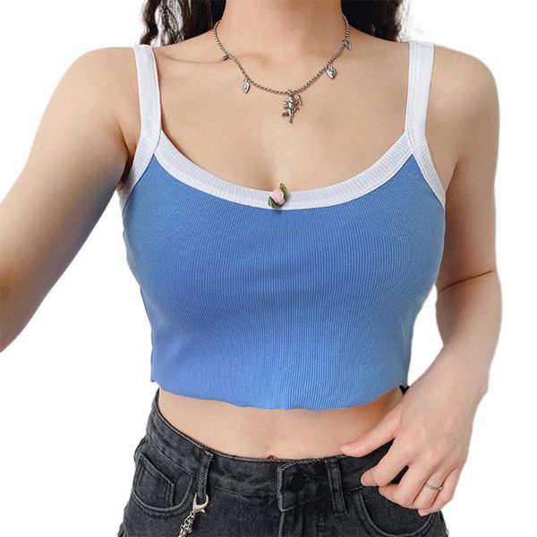 women's tanks & camis summer women sleeveless sling strap vest knit slim fit blue, White
women's tanks & camis summer women sleeveless sling strap vest knit slim fit blue, White