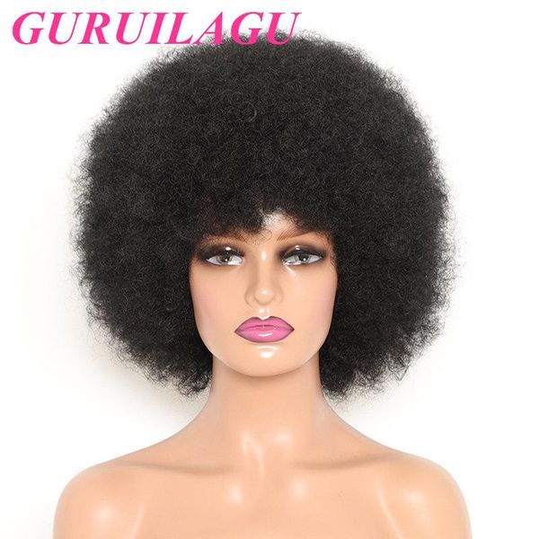 synthetic wigs guruilagu afro wig women short fluffy hair for black kinky curly cosplay with bangs
synthetic wigs guruilagu afro wig women short fluffy hair for black kinky curly cosplay with bangs