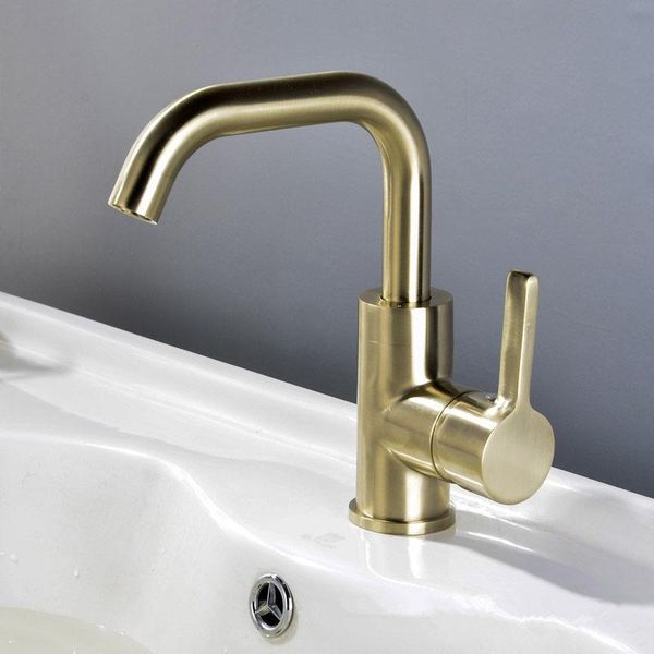 bathroom sink faucets brushed gold/black brass basin faucet 360 rotatable water mixer tap single holder deck mounted
bathroom sink faucets brushed gold/black brass basin faucet 360 rotatable water mixer tap single holder deck mounted