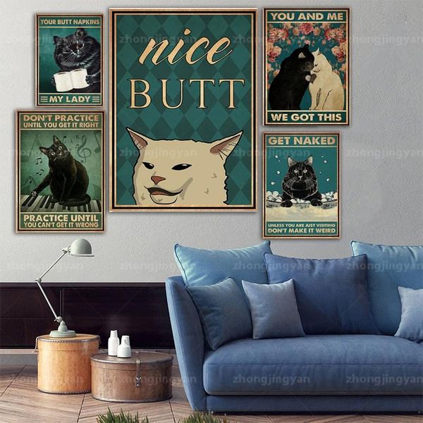 paintings funny black cat get naked wall artwork home decoration painting hd print modern posters canvas cuadros modular pictures for gift
paintings funny black cat get naked wall artwork home decoration painting hd print modern posters canvas cuadros modular pictures for gift